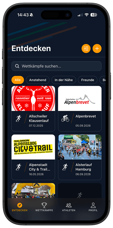 Finde dein nächstes Rennen
